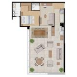 Apartamento à venda com 1 quarto, 89m² - Foto 2