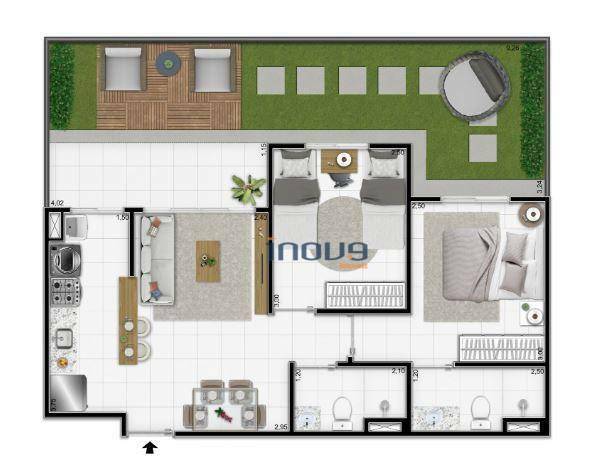 Apartamento à venda com 2 quartos, 49m² - Foto 20