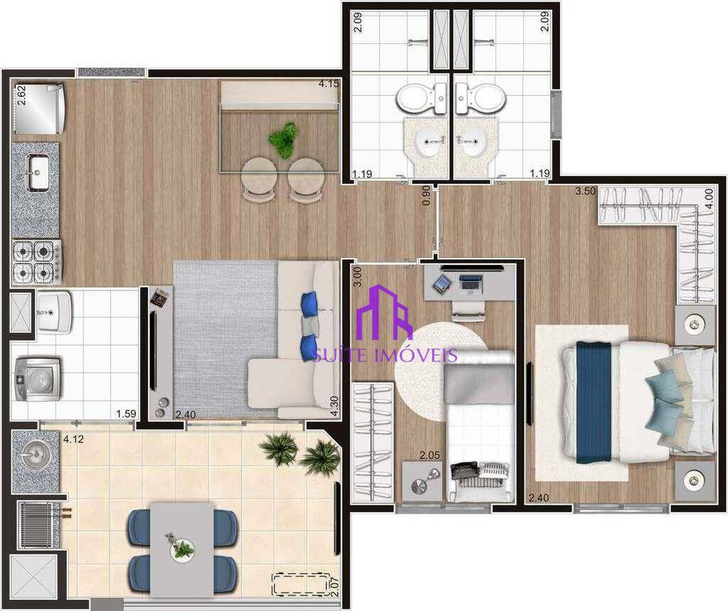 Apartamento à venda com 2 quartos, 56m² - Foto 18