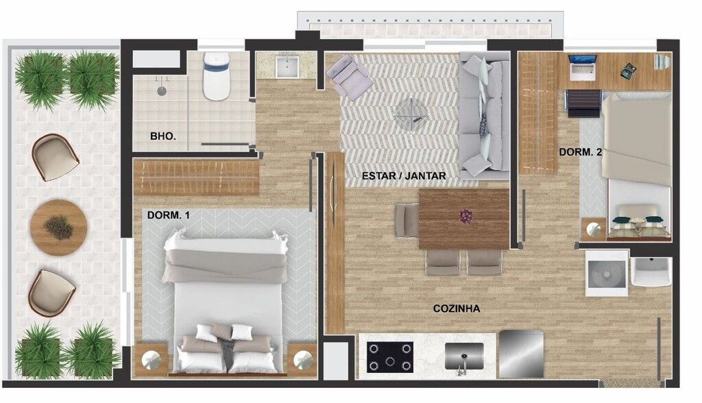 Apartamento à venda com 2 quartos, 33m² - Foto 16