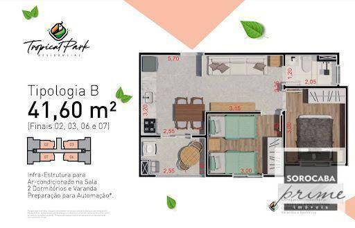 Apartamento à venda com 2 quartos, 47m² - Foto 7