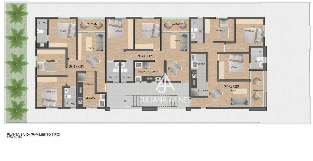 Apartamento à venda com 3 quartos, 63m² - Foto 13