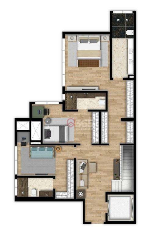 Apartamento à venda com 3 quartos, 161m² - Foto 9