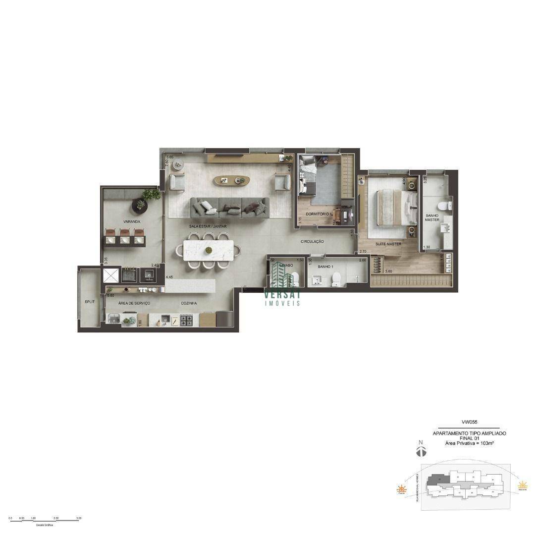 Apartamento à venda com 1 quarto, 58m² - Foto 37