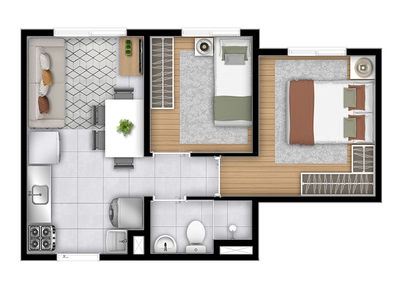 Apartamento à venda com 2 quartos, 3148m² - Foto 19