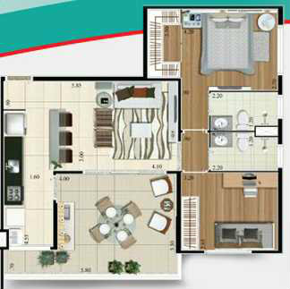 Apartamento à venda com 2 quartos, 71m² - Foto 2