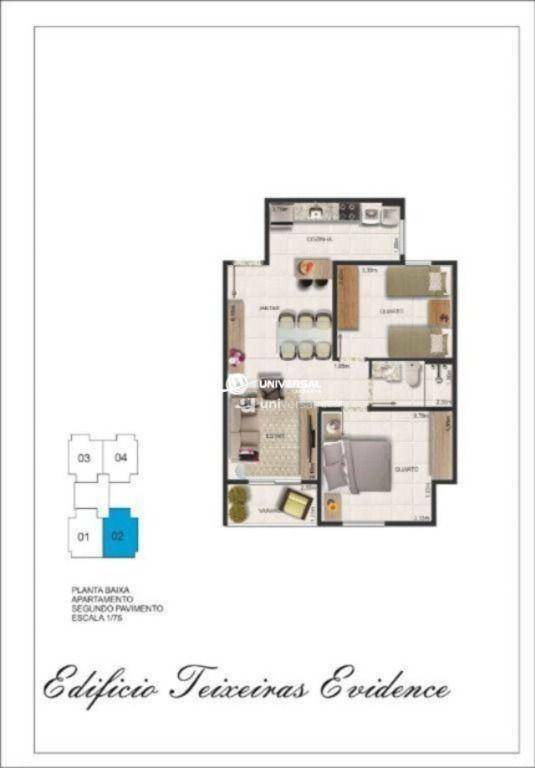 Apartamento à venda e aluguel com 2 quartos, 56m² - Foto 15