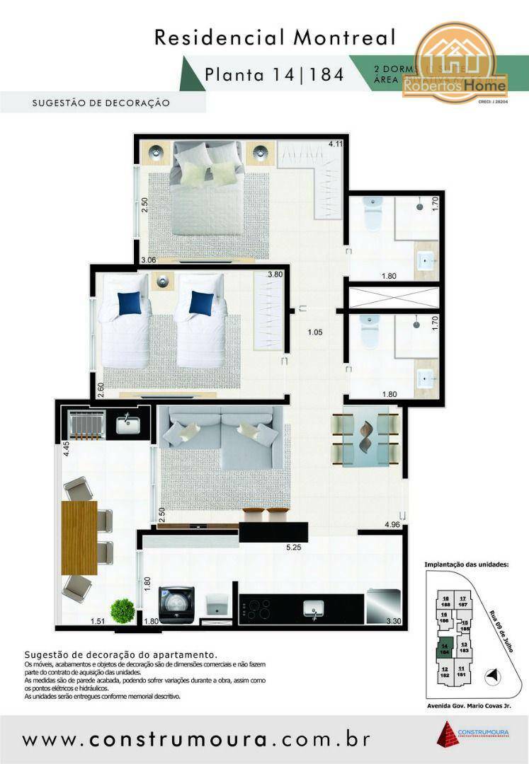 Apartamento à venda com 2 quartos, 67m² - Foto 15