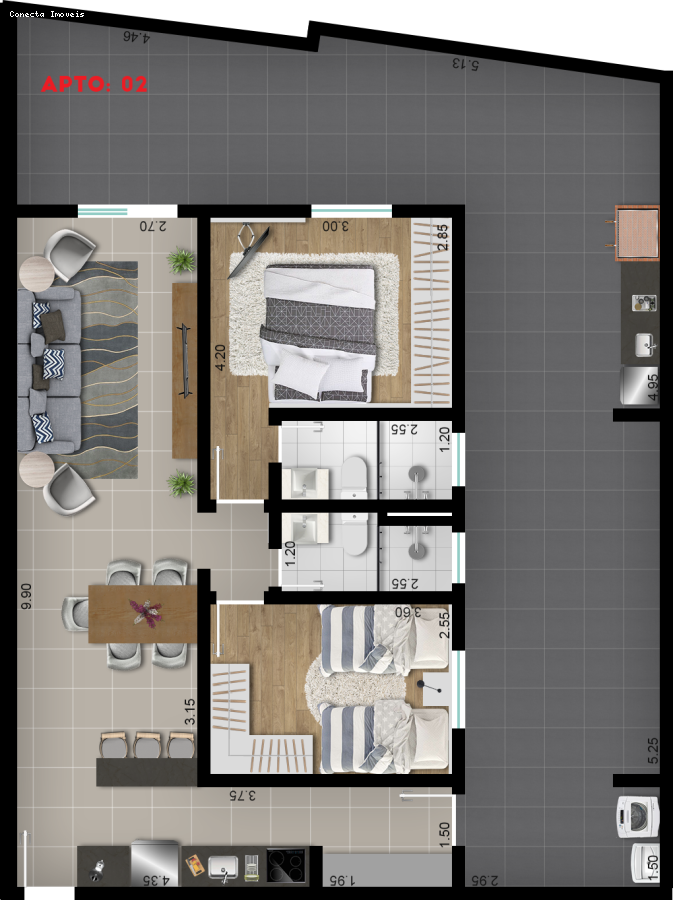 Apartamento à venda com 2 quartos, 86m² - Foto 18