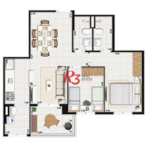 Apartamento à venda com 2 quartos, 64m² - Foto 32