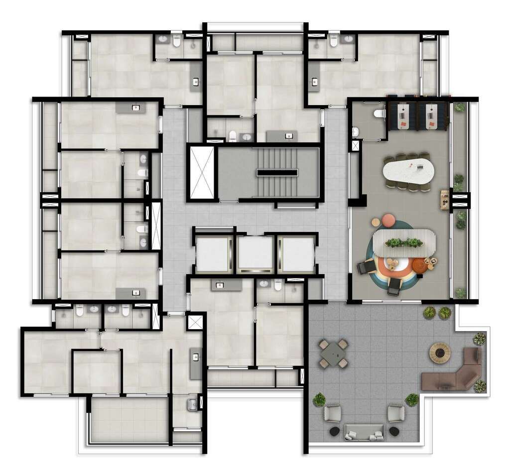 Apartamento à venda com 2 quartos, 56m² - Foto 7