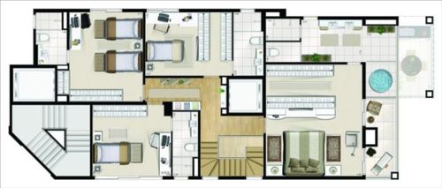 Apartamento à venda com 4 quartos, 278m² - Foto 2