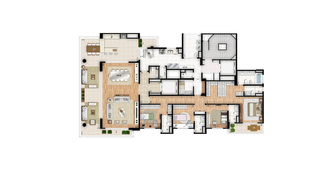 Apartamento à venda com 4 quartos, 288m² - Foto 7