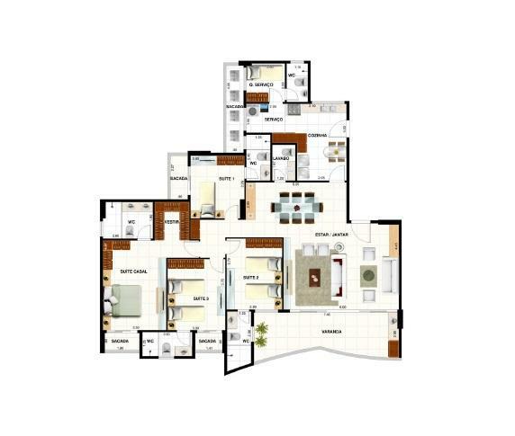 Apartamento à venda com 4 quartos, 176m² - Foto 16