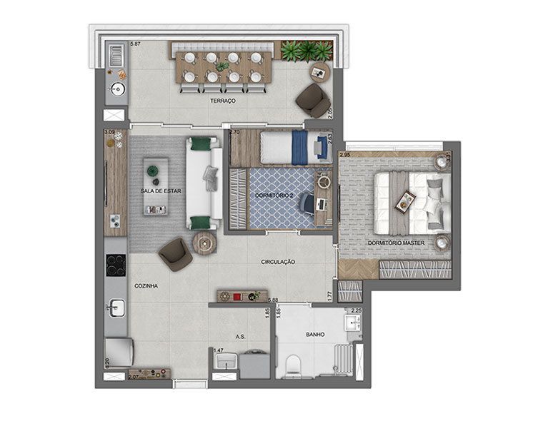 Apartamento à venda com 3 quartos, 140m² - Foto 9