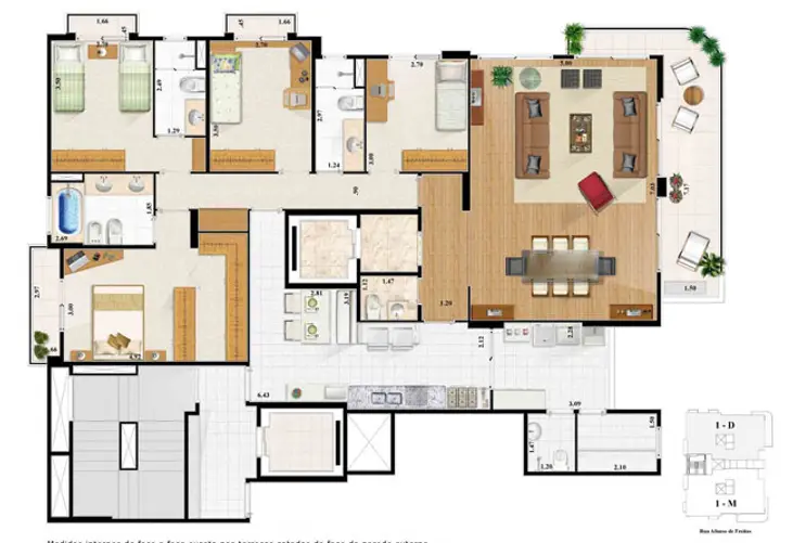 Apartamento à venda com 4 quartos, 173m² - Foto 11