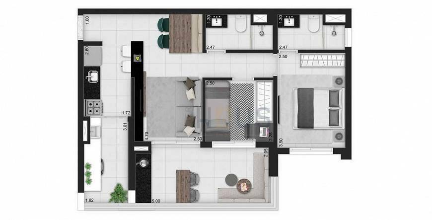 Apartamento à venda com 2 quartos, 69m² - Foto 19