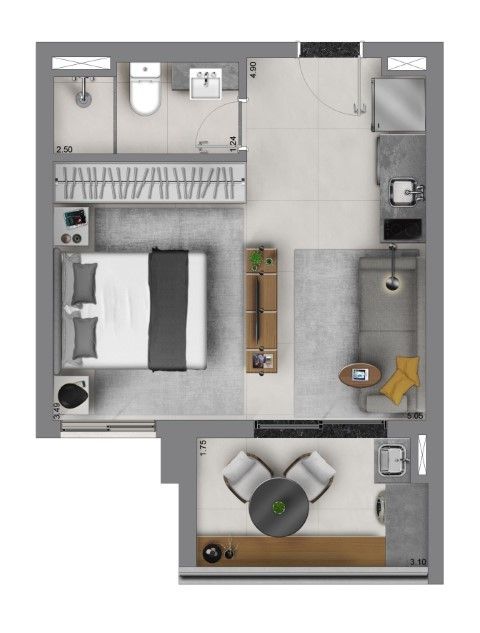 Apartamento à venda com 2 quartos, 58m² - Foto 32