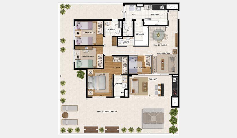 Apartamento à venda com 3 quartos, 106m² - Foto 34