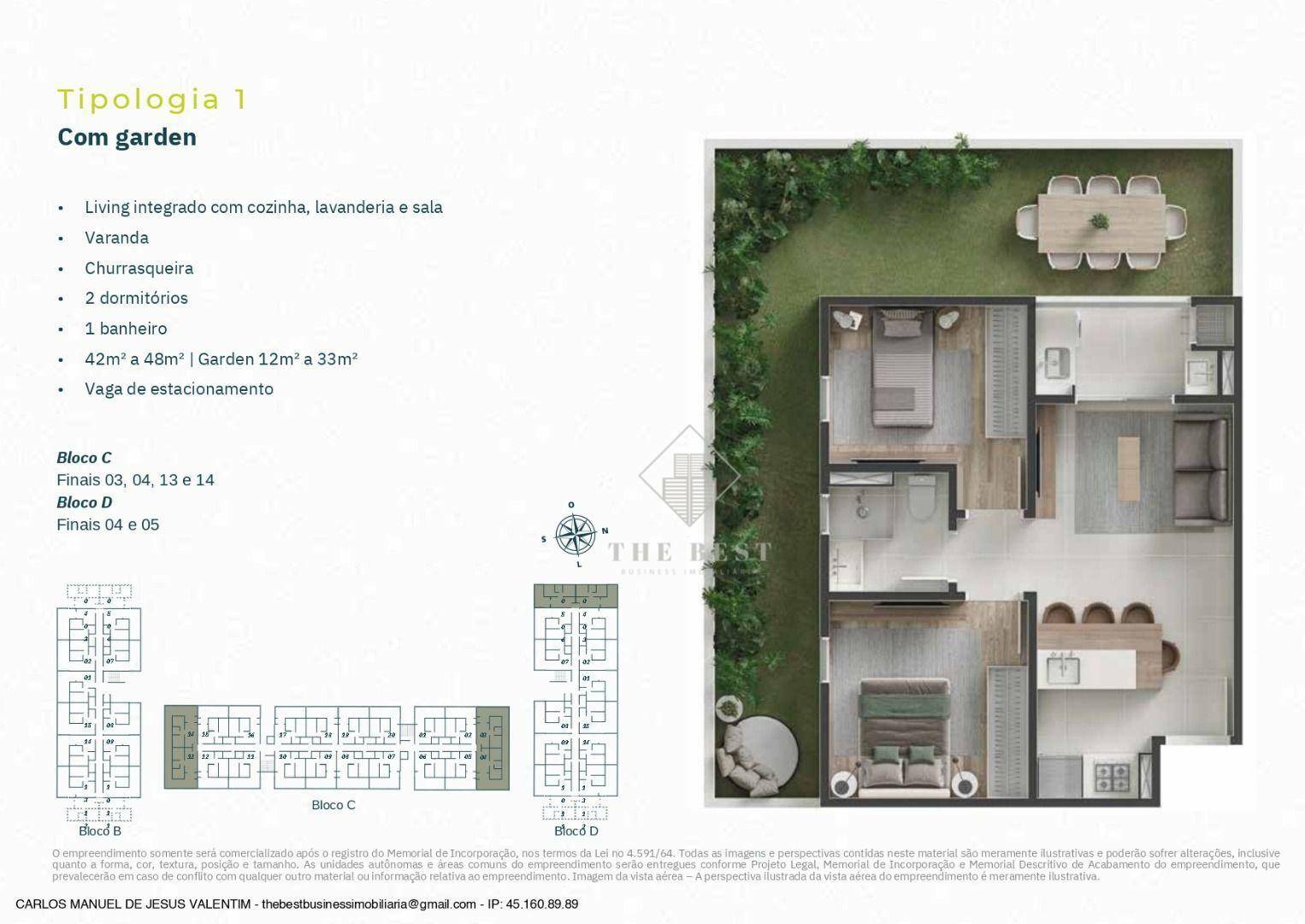 Apartamento à venda com 2 quartos, 43m² - Foto 22