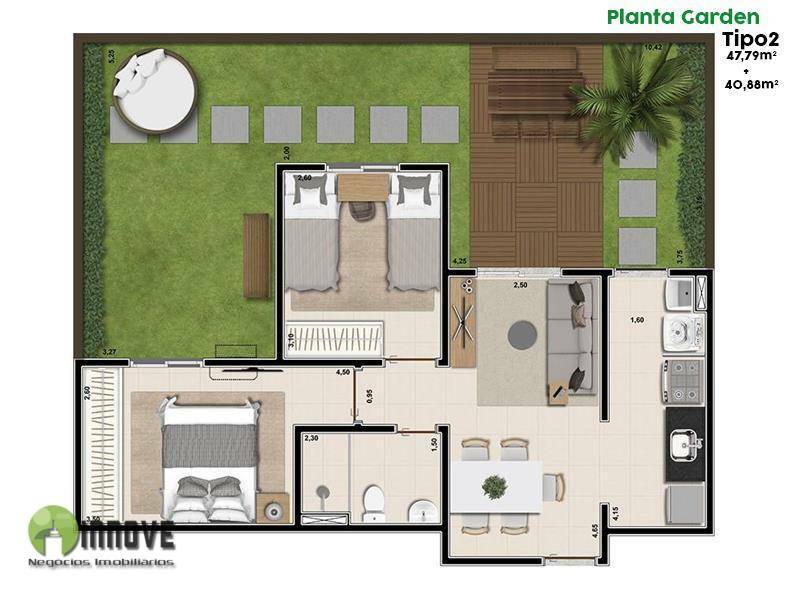 Apartamento à venda com 2 quartos, 46m² - Foto 32