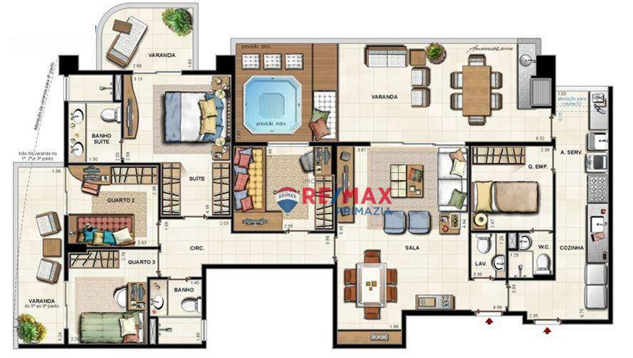 Apartamento à venda com 4 quartos, 140m² - Foto 20