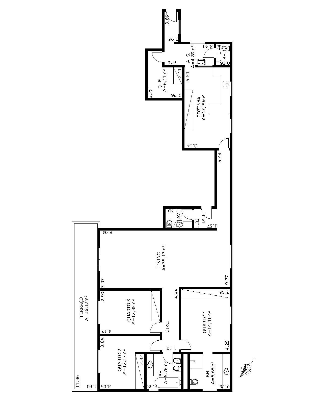 Apartamento à venda com 4 quartos, 223m² - Foto 11