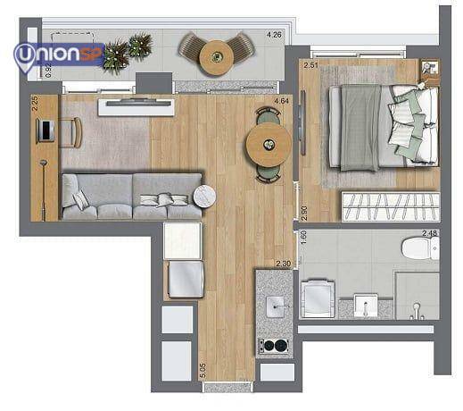 Apartamento à venda com 2 quartos, 42m² - Foto 21