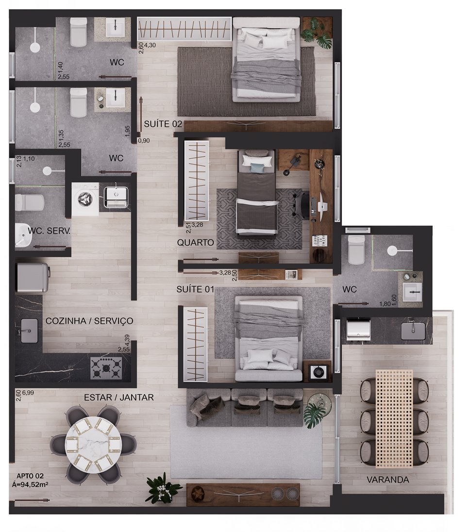 Apartamento à venda com 2 quartos, 6476m² - Foto 26