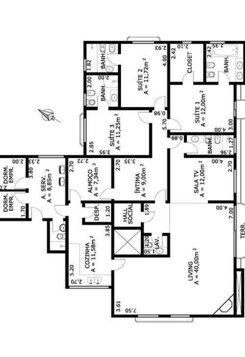 Apartamento à venda com 4 quartos, 198m² - Foto 6