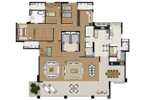 Apartamento à venda com 4 quartos, 352m² - Foto 2