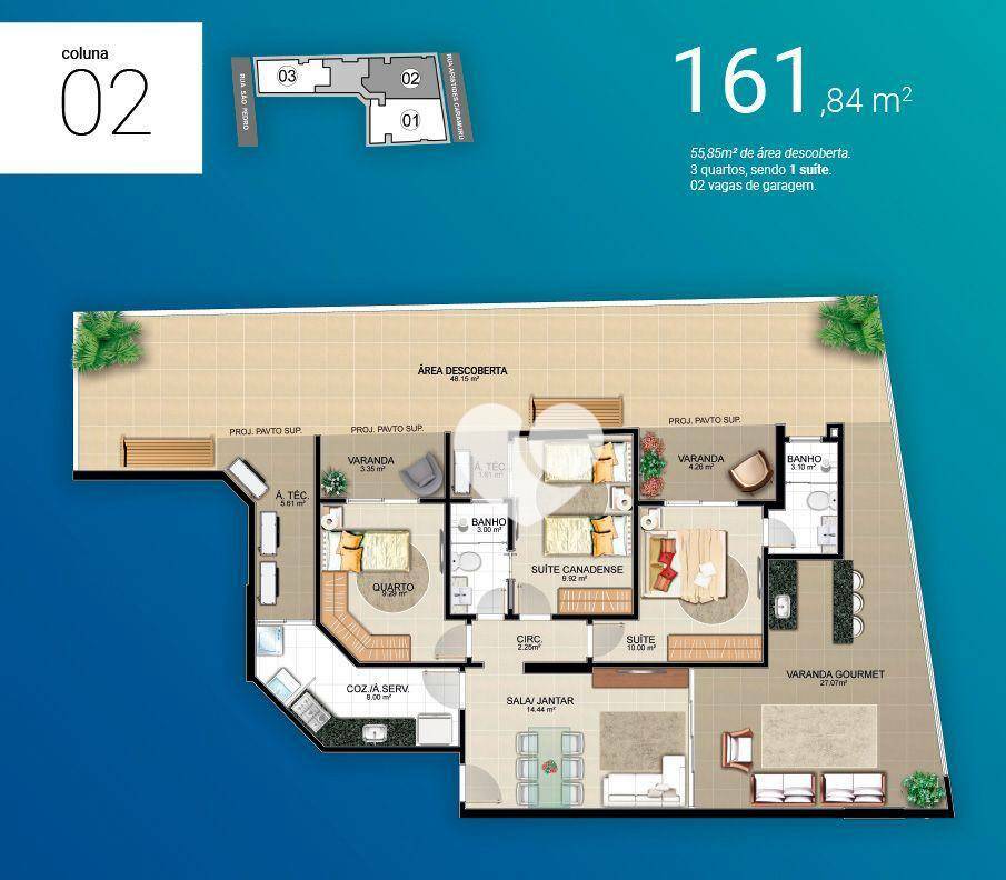 Apartamento à venda com 3 quartos, 113m² - Foto 26