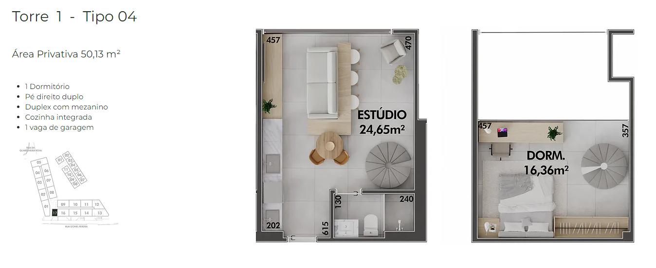 Apartamento à venda com 1 quarto, 50m² - Foto 7