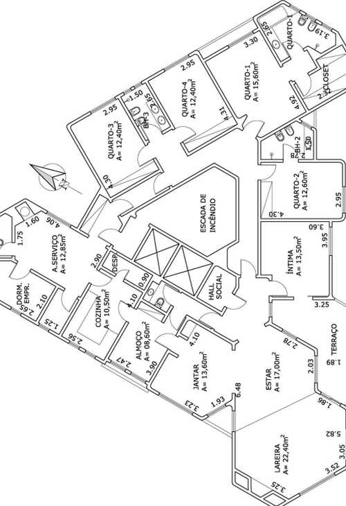 Apartamento à venda com 4 quartos, 270m² - Foto 2