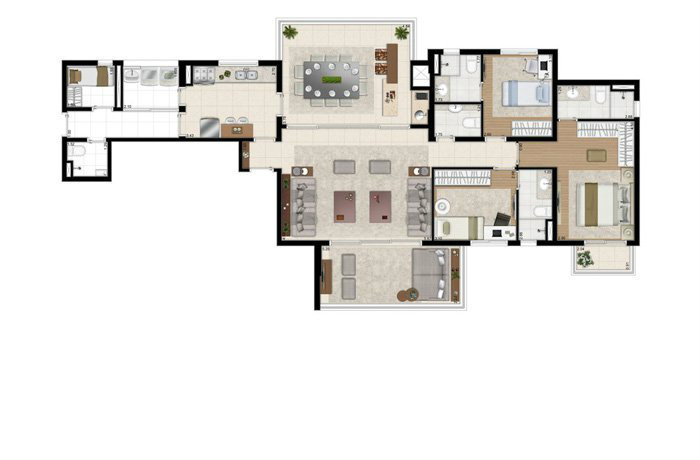 Apartamento à venda com 3 quartos, 148m² - Foto 6