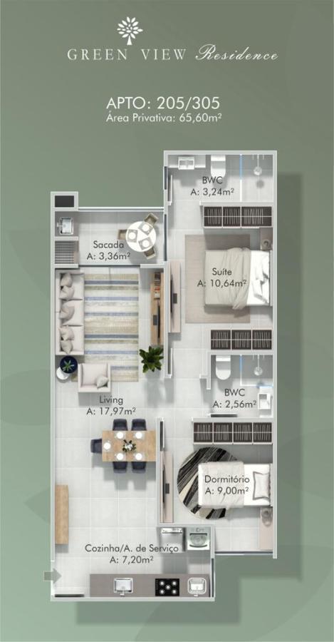 Apartamento à venda com 3 quartos, 113m² - Foto 4