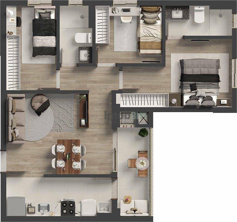 Apartamento à venda com 3 quartos, 68m² - Foto 16