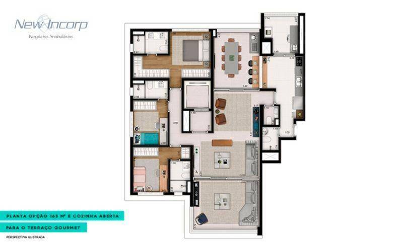 Apartamento à venda com 3 quartos, 166m² - Foto 16