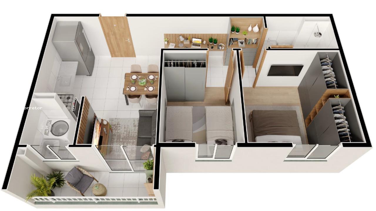 Apartamento à venda com 2 quartos, 39m² - Foto 10