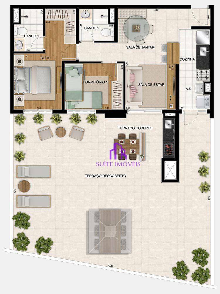 Apartamento à venda com 2 quartos, 68m² - Foto 31