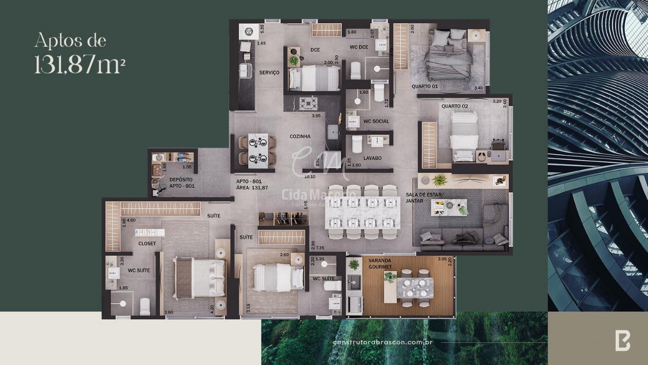 Apartamento à venda com 4 quartos, 131m² - Foto 38