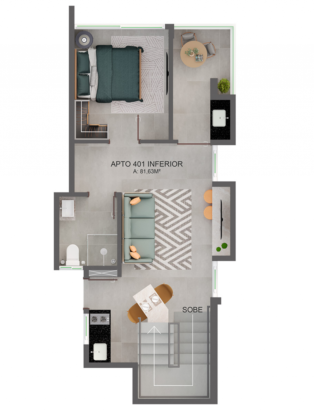 Apartamento à venda com 1 quarto, 22m² - Foto 22