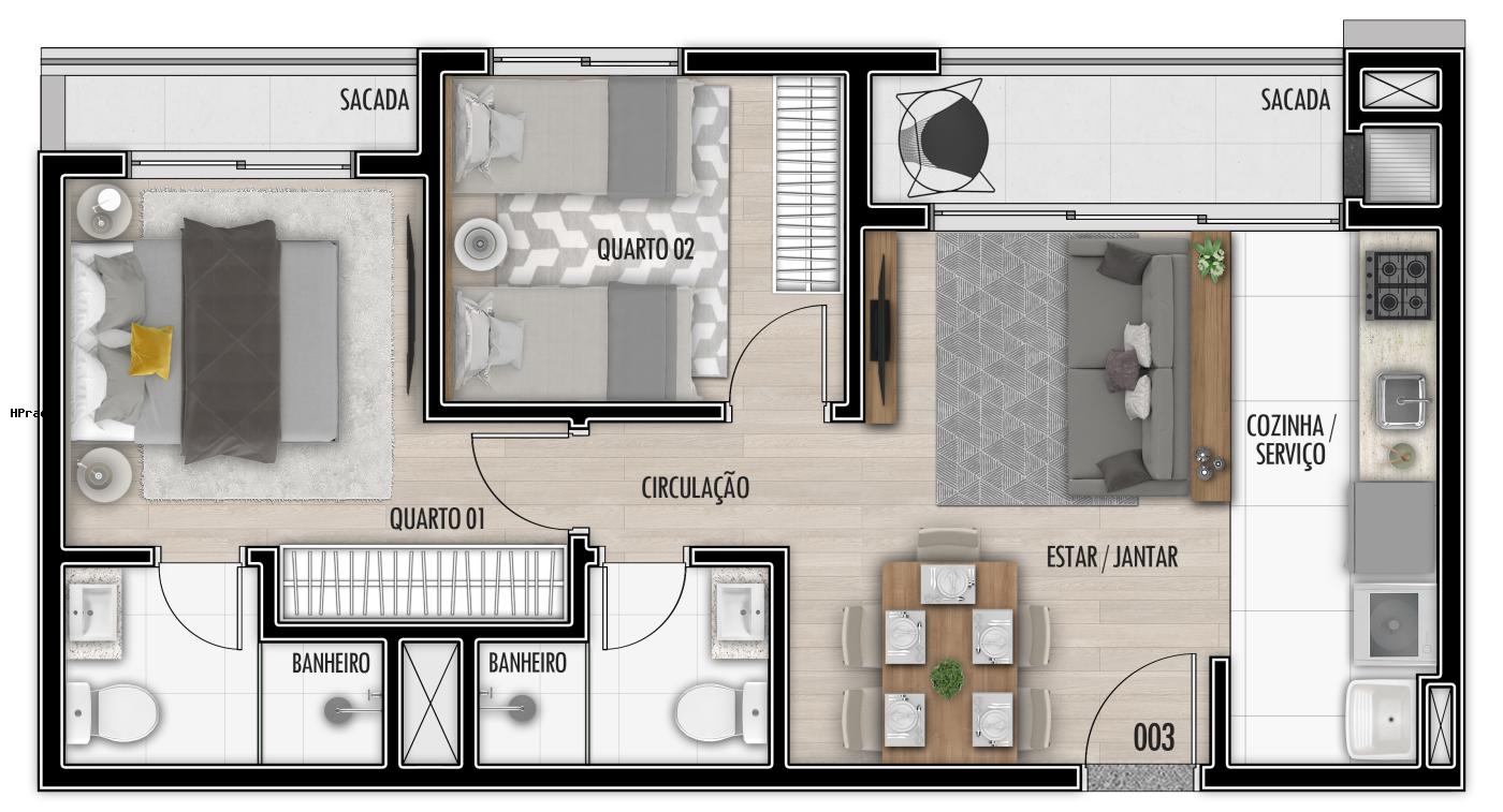 Apartamento à venda com 1 quarto, 41m² - Foto 20