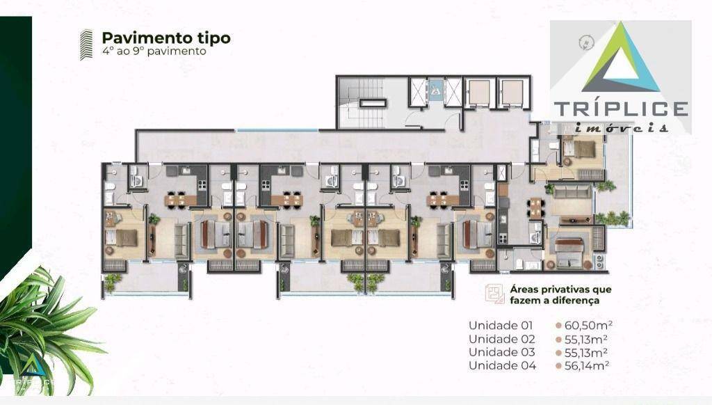 Apartamento à venda com 2 quartos, 55m² - Foto 15