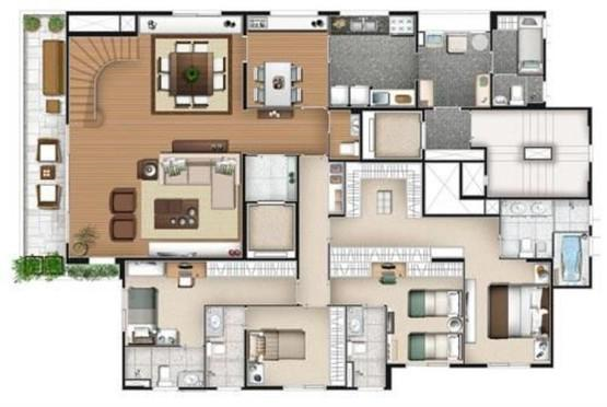 Apartamento à venda com 4 quartos, 373m² - Foto 2