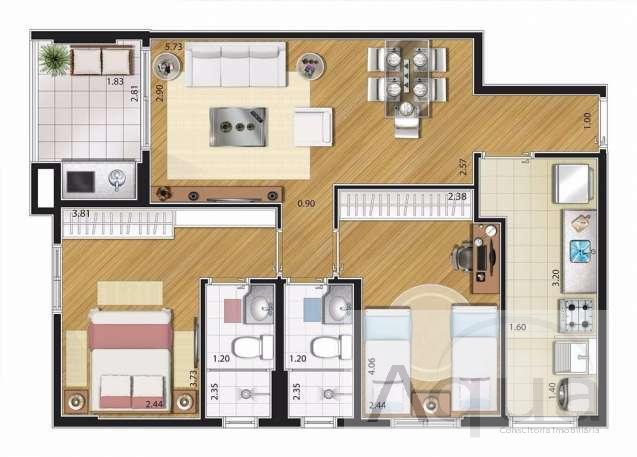 Apartamento à venda com 2 quartos, 67m² - Foto 37