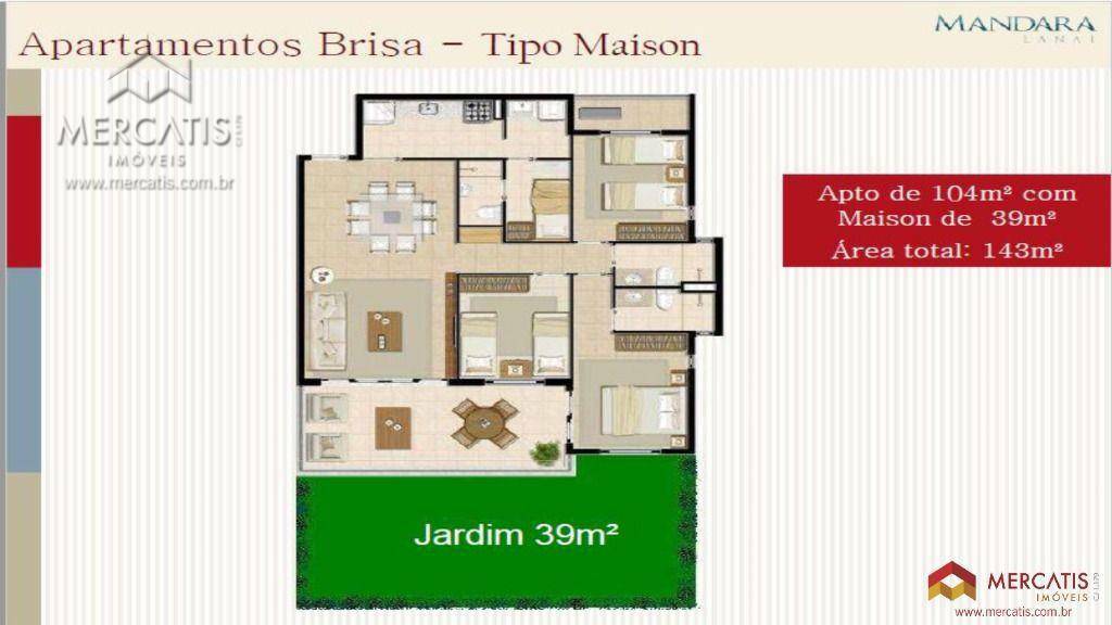 Apartamento à venda com 4 quartos, 143m² - Foto 4