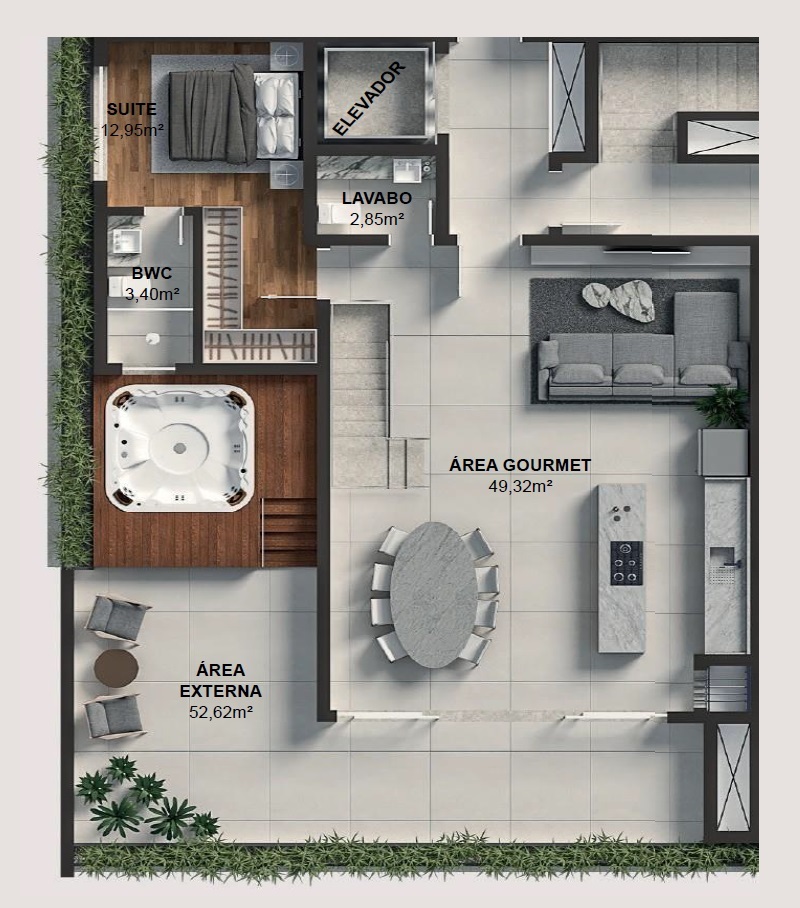 Apartamento à venda com 2 quartos, 106m² - Foto 48