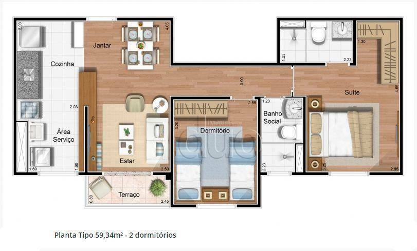 Apartamento à venda com 2 quartos, 59m² - Foto 62