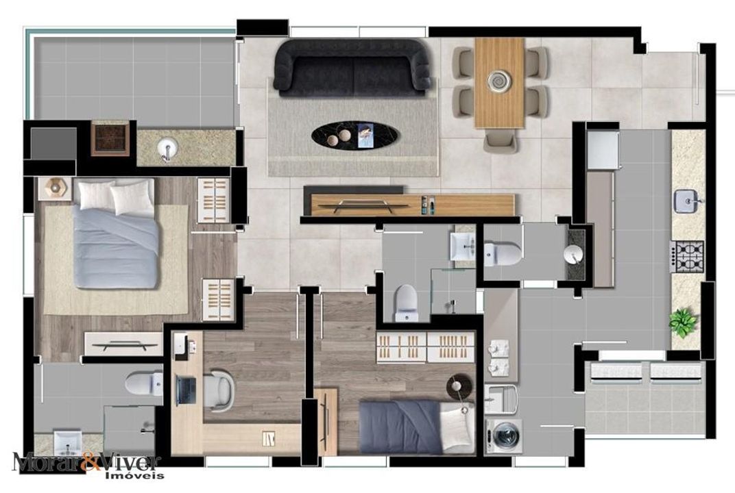 Apartamento à venda com 3 quartos, 96m² - Foto 14